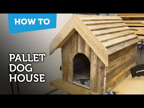 How to build a dog house with recycled pallets How to build a dog house with recycled pallets
