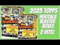 2023 Topps Heritage ⚾ Blaster Box ** 2 Hits = Retail is Good! **