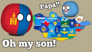 Mongolian Aimags (Provinces) 🇲🇳 Countryballs