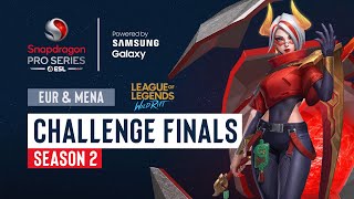 EUR & MENA League of Legends: Wild Rift | Snapdragon Mobile Challenge Finals