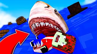 MON FILS TOM SE FAIT MANGER PAR UN REQUIN SUR MINECRAFT ! 🦈