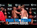 Mike Tyson SLAPS Jake Paul at Ceremonial Weigh ins