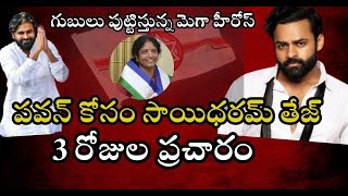 పవన్ కోసం సాయిధరమ్ తేజ్ | Janasena | Saidharam Tej | Janasena Party | Manthra5News