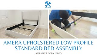 Skyline Zuma Wingback Platform Bed Assembly Instructions Hanson Upholstered Low Profile Standard Bed