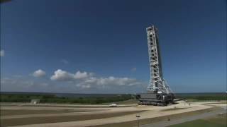 Time-Lapse: Mobile Launcher Moves to Launch Pad