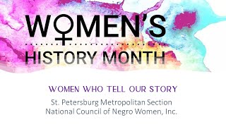 Women's History Month 2023:  Celebrating Women Who Tell Our Story