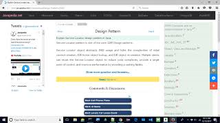 Explain Service Locator design pattern in Java. | javapedia.net