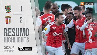 Highlights | Resumo: Paços de Ferreira 1-2 SC Braga (Liga 22/23 #17)