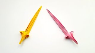 折纸王子教你折纸仙剑，简单易学，帮孩子动手动脑 origami easy tutorial 折り紙 簡単教程