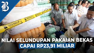 Bea Cukai Dalami Temuan Penyelundupan Pakaian Ilegal