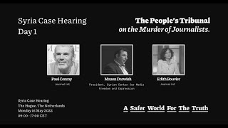 [FPU LIVE] Day 1 - Syria Case Hearing: The People's Tribunal on the Murder of Journalists
