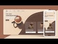 Design a Cozy Coffee Shop Landing Page | HTML, CSS & Vanilla JS Tutorial