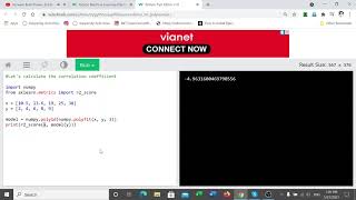 Correlation coefficient: Calculate using python