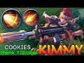 Deadly Combo Kimmy Maximum Charge + FlameShot! - Top 1 Global Kimmy by ᴄᴏᴏᴋɪᴇꜱ - Mobile Legends