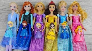 ASMR 5 MYSTERY SURPRISES Disney Princess Barbie Miniature Dolls Satisfying Unboxing NO Talking Video