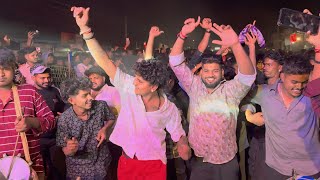 Casio Rahul Crazy Teenmaar Dance | Kondapochamma Jatara 2025 | Dashrath Pad Band 2025