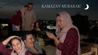 Ramzan Ka Chand Mubarak  || Ramadan Vlog || Iman and Moazam vlog#319