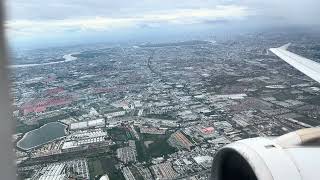 Bangkok Airways A319 Take Off at Bangkok Airport BKK