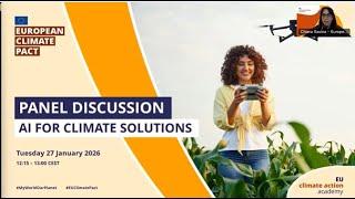 EU Climate Action Academy webinar: Deep dive AI for climate solutions: from algorithms to action