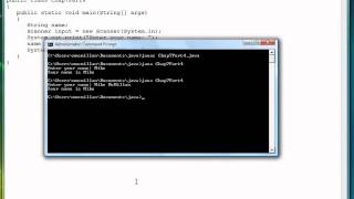 Chapter 7 : Using The Scanner To Input Strings