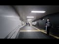 【4k乗換動画】東京メトロ　大手町駅　東西線―千代田線　乗換え　pimi palm2 で撮影4k30p