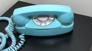 Vintage Blue Princess Phone from 1975 Demo Video