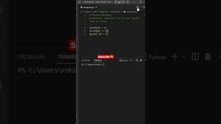 Python Booleans | Booleans In Python | Python Tutorial #shorts