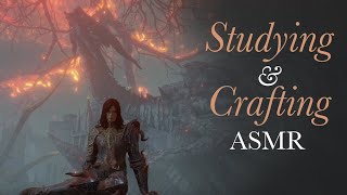 Studying Ancient Dragon Cult | ASMR Elden Ring | Softspoken, Inaudible Reading, Crafting Sounds