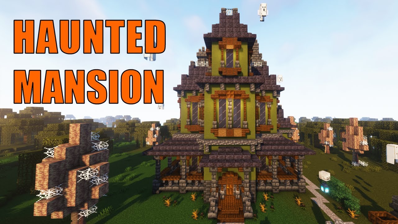 Minecraft Haunted Victorian Mansion How To Build A Haunted House
