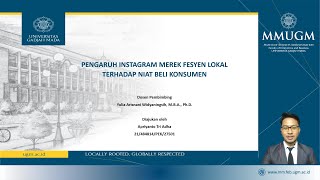 Presentasi Tesis MM FEB UGM | Apriyanto Tri Adha | MBA 78 Marketing