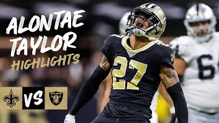 Alontae Taylor's Best Plays vs. Raiders in Week 8 | New Orleans Saints