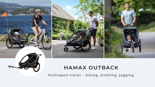 Outback multifunctional bike trailer!