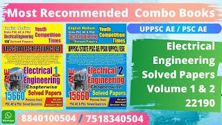 UPPSC AE | STATE PSC AE | PSU | ESE AE EXAMS Electrical Eng. Volume 1 And 2 Combo Books | Yct Books