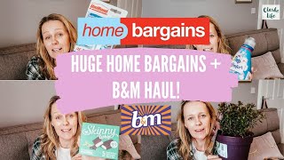 HUGE HOME BARGAINS AND B&M HAUL | CLARKE LIFE