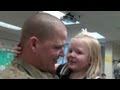 Soldier surprises daughter on birthday