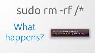 sudo rm -rf /* - What Happens? | 50 Sub Special