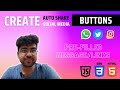 Create Auto-Share Social Media Buttons in JavaScript || Pre-Filled Message || HTML CSS