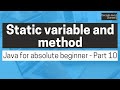 How to use static variable and static method in Java