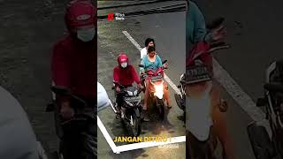 LOH MBAK MBAK!!! Pelanggar Lalu Lintas Lucu | ATCS | Shorts Video CCTV