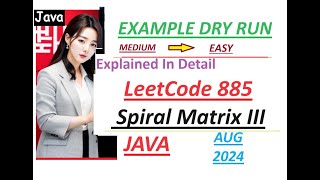 Spiral Matrix III | Leetcode 885 | Java Code | Developer Coder
