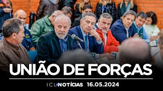 ICL NOTÍCIAS - 16/05/24 - GOVERNO FEDERAL LANÇA PACOTE DE AJUDA PARA RS