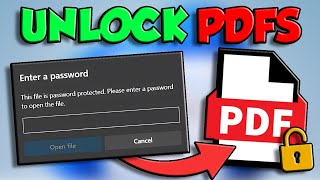 How To Remove Password From PDF File! (FAST) - How To Unlock PDF File Without Password
