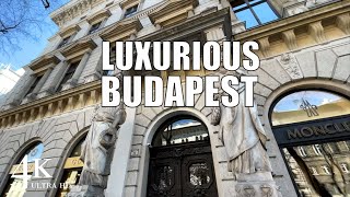 [4K UHD 🐇] Budapest gyalogtúra: Andrássy út - Budapest legfényűzőbb utcája