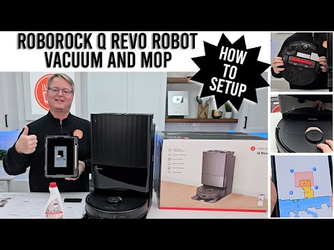 Roborock Q Revo Robot Vacuum Cleaner and Mop HOW TO SET UP