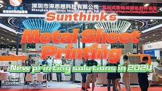 Sunthinks SU690 UV Single Pass Printer For Metal Sheet Printing