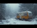 Discover the Peaceful Rhythm of a Winter Blizzard Ideal for sleep, meditation | Serene Atmosphere