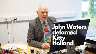 John Waters defamed Kitty Holland-damages awarded of €35,000 plus full costs for 5 day hearing