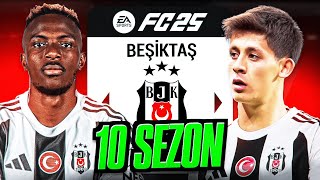 10 SEZON BOYUNCA BEŞİKTAŞ'I YÖNETTİM! | FC 25 BEŞİKTAŞ REBUILD