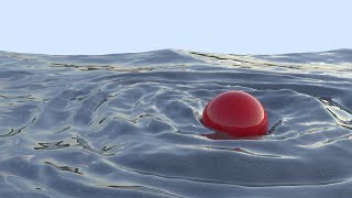 Dynamic Paint + Ocean. Water collision without simulation in Blender.
