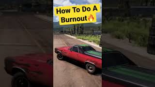 How To Do A Standing Burnout In Forza 5 In Less That 1 Minute